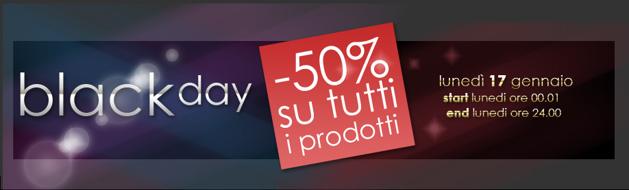 saldi del 50% su tutti i prodtti fotografici