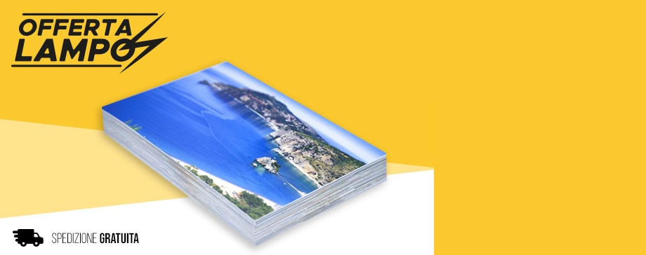 Offerta lampo Pack 100 Foto 13x18 Spedizione OMAGGIO
