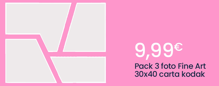 Offerta lampo Pack 3 Foto 30x40 | Carta kodak