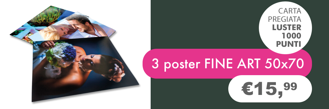 3 foto 50x70 in offerta