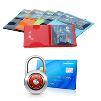 Porta carta di credito/bancomat con schermatura RFID - clicca per ingrandire